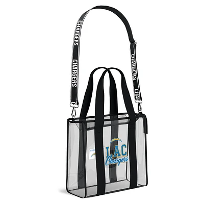 WEAR by Erin Andrews Los Angeles Chargers Stadium Tote Bag with Team Color Trim