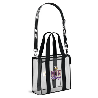 WEAR by Erin Andrews Minnesota Vikings Stadium Tote Bag with Team Color Trim