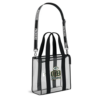 WEAR by Erin Andrews Green Bay Packers Stadium Tote Bag with Team Color Trim