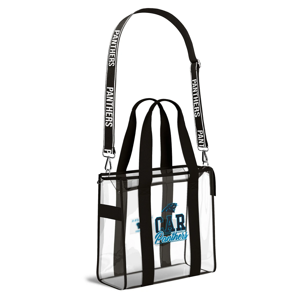 WEAR by Erin Andrews Carolina Panthers Stadium Tote Bag with Team Color Trim