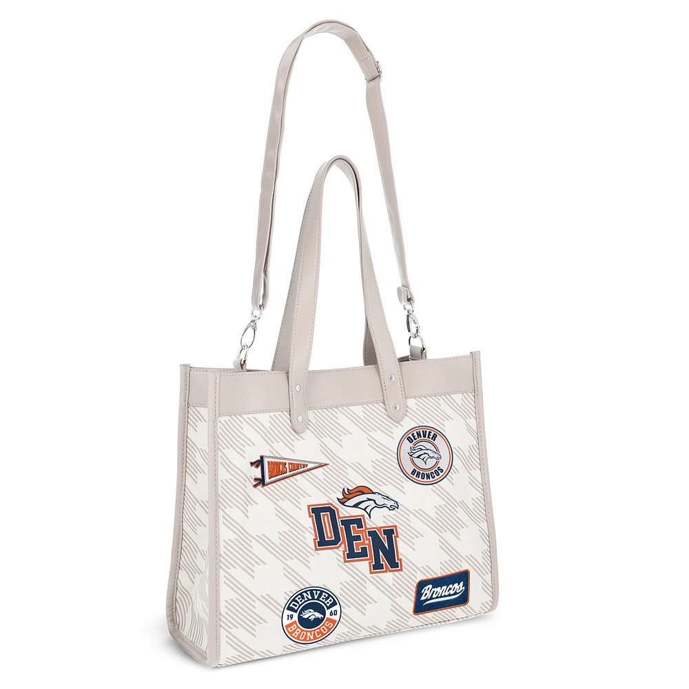 WEAR by Erin Andrews Denver Broncos Patch Printed Tote Bag