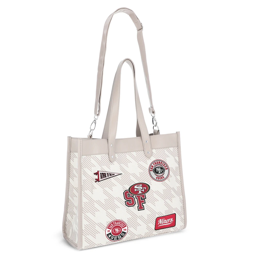 WEAR by Erin Andrews San Francisco 49ers Patch Printed Tote Bag