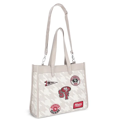 WEAR by Erin Andrews San Francisco 49ers Patch Printed Tote Bag