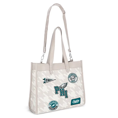 WEAR by Erin Andrews Philadelphia Eagles Patch Printed Tote Bag