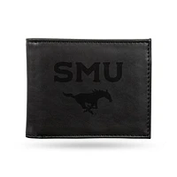Black SMU Mustangs Billfold Wallet