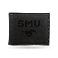 Black SMU Mustangs Billfold Wallet