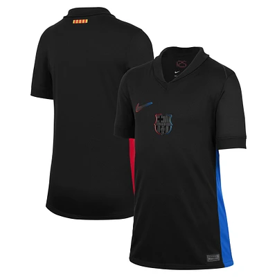 Youth Nike  Black Barcelona 2024/25 Away Replica Jersey