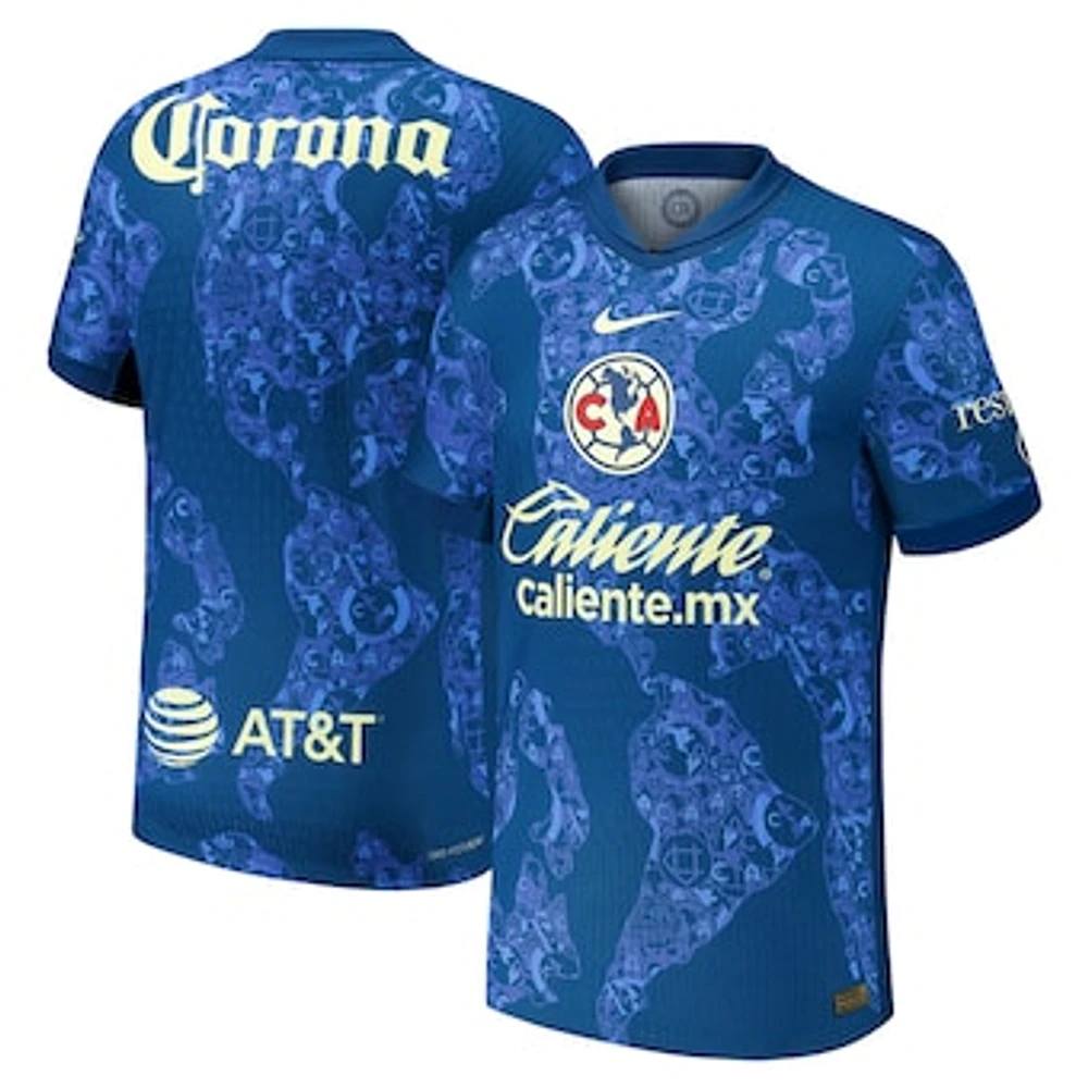 Men's Nike Blue Club America 2024/25 Away Authentic Jersey