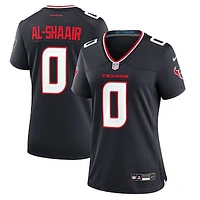 Women's Nike Azeez Al-Shaair  Navy Houston Texans Team Game Jersey