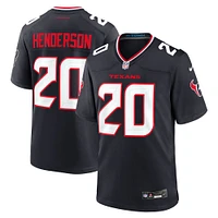 Men's Nike C.J. Henderson  Navy Houston Texans Team Game Jersey