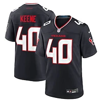 Men's Nike Dalton Keene  Navy Houston Texans Team Game Jersey