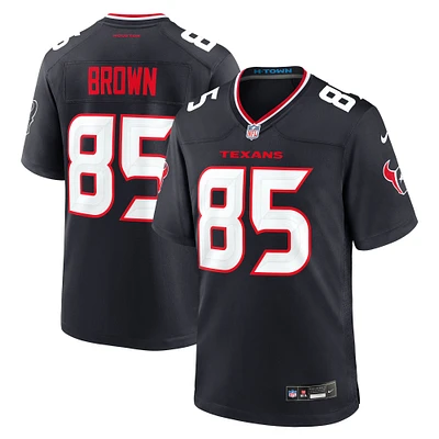 Men's Nike Noah Brown  Navy Houston Texans Team Game Jersey