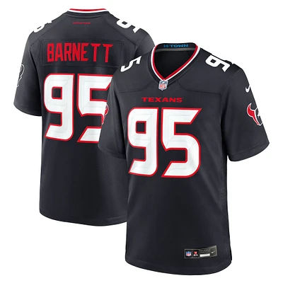 Men's Nike Derek Barnett  Navy Houston Texans Team Game Jersey