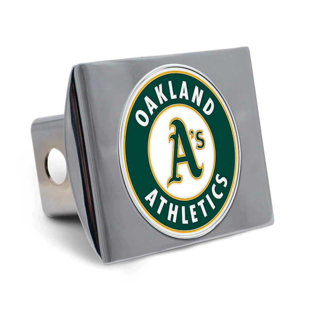 WinCraft Oakland Athletics Premium Metal Hitch Cover