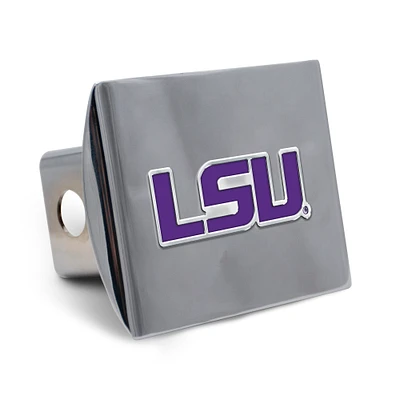 WinCraft LSU Tigers Premium Metal Hitch Cover