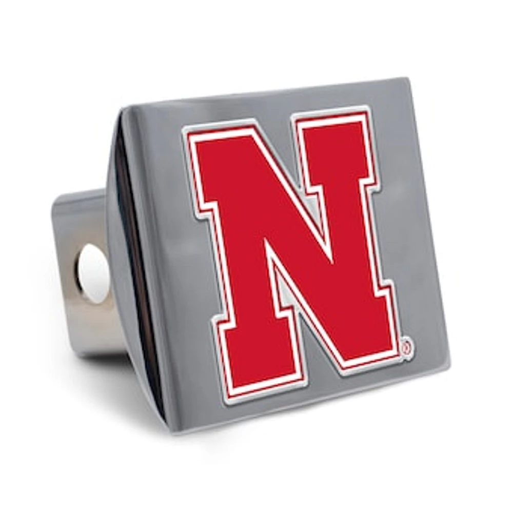 WinCraft Nebraska Huskers Premium Metal Hitch Cover