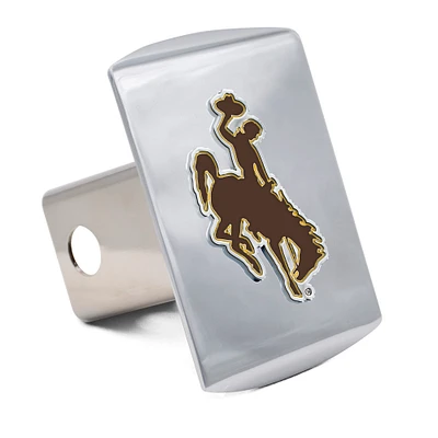 WinCraft Wyoming Cowboys Premium Metal Hitch Cover