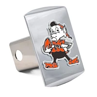 WinCraft Cleveland Browns Premium Metal Hitch Cover