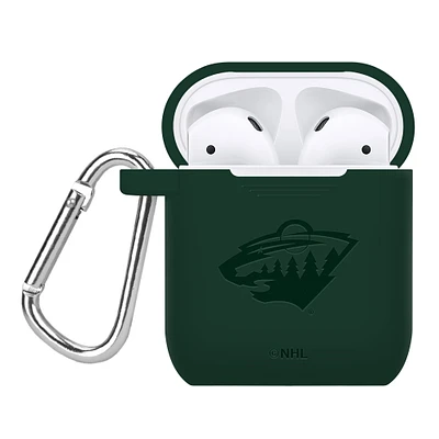 Minnesota Wild Debossed Silicone AirPods Case Cover
