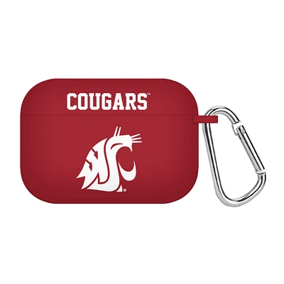 Crimson Washington State Cougars Silicone AirPods Pro Case Cover