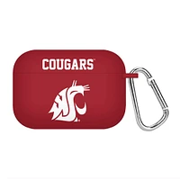 Crimson Washington State Cougars Silicone AirPods Pro Case Cover