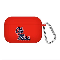Red Ole Miss Rebels Silicone AirPods Pro Case Cover