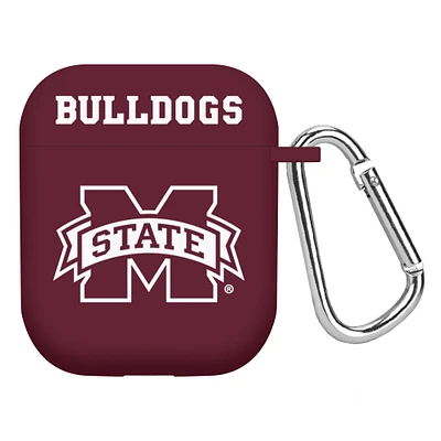 Maroon Mississippi State Bulldogs AirPods Case Cover