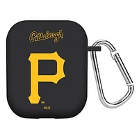 Black Pittsburgh Pirates AirPods Case Cover