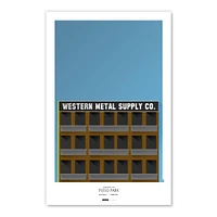 San Diego Padres Petco Park 11x17 Minimalist Poster Print
