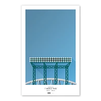 Seattle Mariners T-Mobile Park 11x17 Minimalist Poster Print