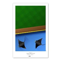 Tampa Bay Rays Tropicana Field 11x17 Minimalist Poster Print