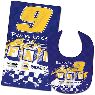 WinCraft Chase Elliott Bib & Burp Cloth Set