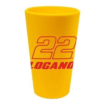 WinCraft Joey Logano 16oz. Silicone Pint Glass