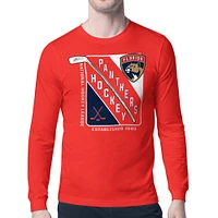 Men's Starter Florida Panthers Shield Long Sleeve Graphic T-Shirt
