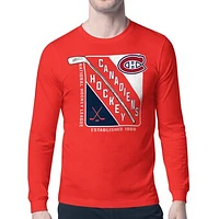 Men's Starter Montreal Canadiens Shield Long Sleeve Graphic T-Shirt