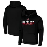 Men's Colosseum Cardinal Louisiana Ragin' Cajuns Lantern Pullover Hoodie