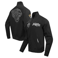 Men's Pro Standard Black Jacksonville Jaguars Paint The City Twill Full-Zip Jacket