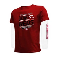 Youth Stitches Red/White Cincinnati Reds Combo T-Shirt Set