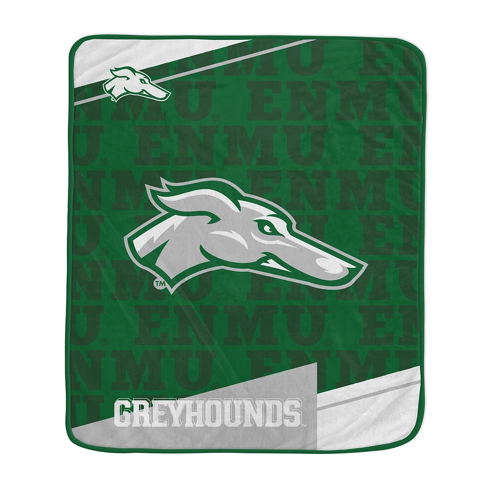 Pegasus Eastern New Mexico Greyhounds 50" x 60" Diagonal Ghost Ultra Soft Blanket