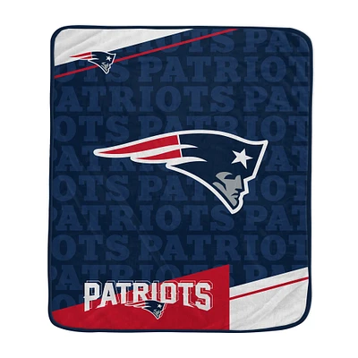 Pegasus New England Patriots 50" x 60" Diagonal Ghost Ultra Soft Blanket