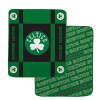 Pegasus Boston Celtics 60” x 70” Reverse Block Wordmark Double-Sided Blanket