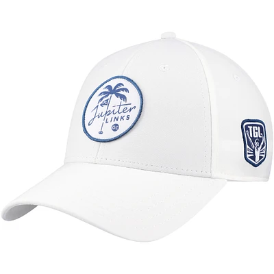 Men's White Jupiter Links Golf Club Core Roundel Adjustable Hat