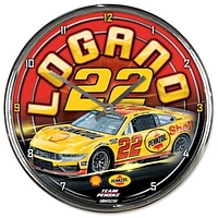 WinCraft Joey Logano Shell Pennzoil 12'' Chrome Wall Clock