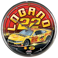 WinCraft Joey Logano Shell Pennzoil 12'' Chrome Wall Clock