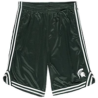 Men's Fanatics Green Michigan State Spartans Big & Tall Dual Stripe Mesh Short