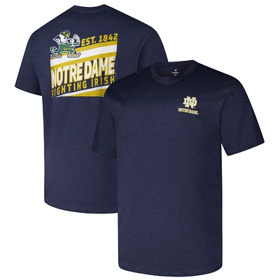 Men's Fanatics Navy Notre Dame Fighting Irish Big & Tall Ideal Faded T-Shirt