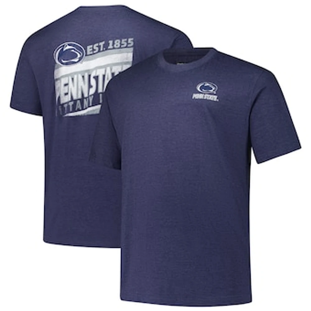 Men's Fanatics Navy Penn State Nittany Lions Big & Tall Ideal Faded T-Shirt