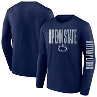 Men's Fanatics  Navy Penn State Nittany Lions Big & Tall Vision Long Sleeve T-Shirt