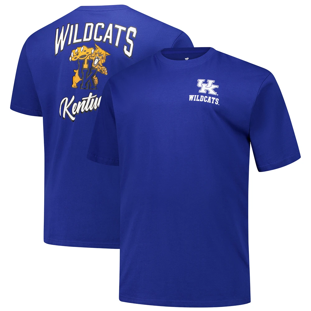 Men's Fanatics Royal Kentucky Wildcats Big & Tall Helmet T-Shirt