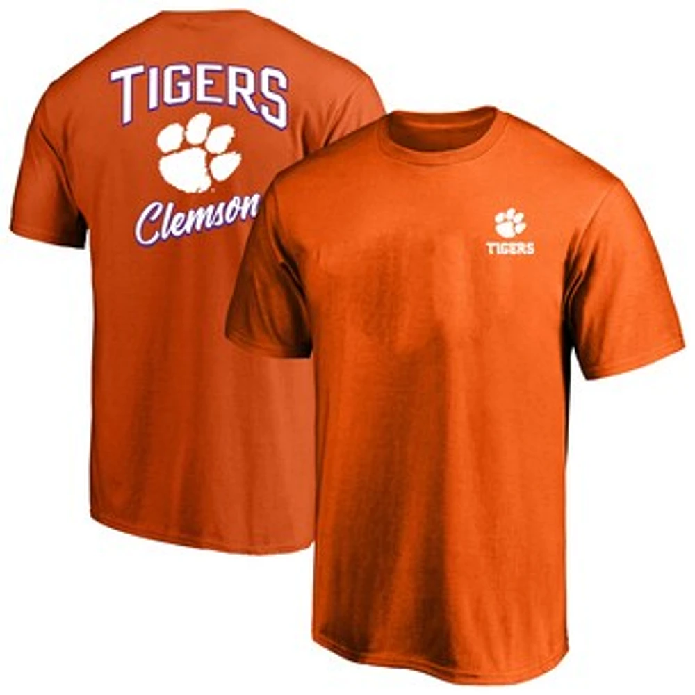 Men's Fanatics Orange Clemson Tigers Big & Tall 2-Hit T-Shirt